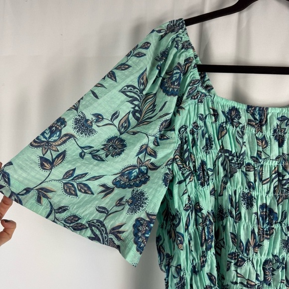 Lane Bryant Mint Floral Blouse - Picture 3 of 10